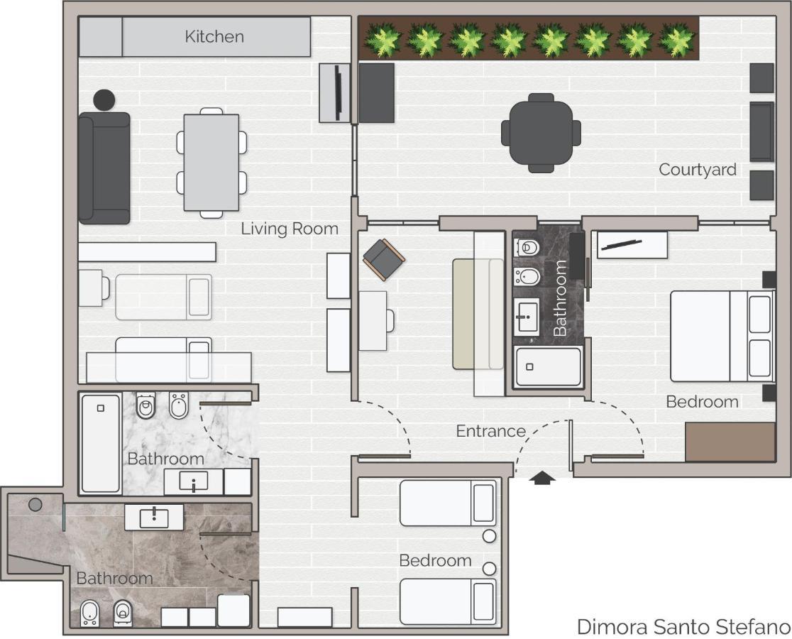 Apartment Dimora Santo Stefano: Ampia, Con Giardino Privato Bologna