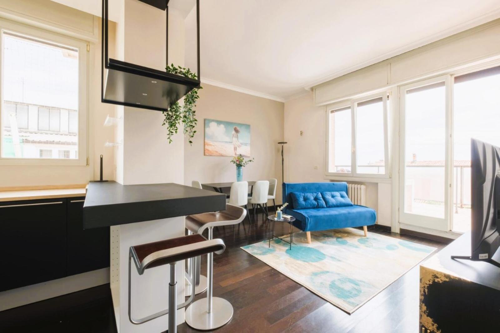 Appartamento Elegant Penthouse With A View Of The Two Towers And Piazza Maggiore