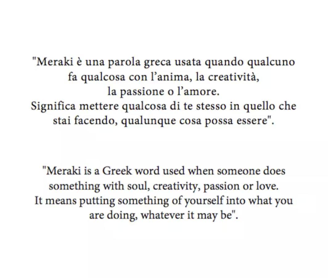 Meraki * Bologna