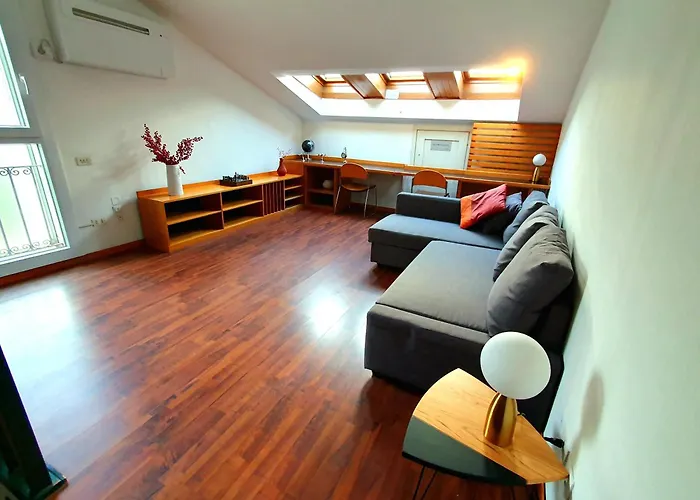 Bright Apartment With Attic