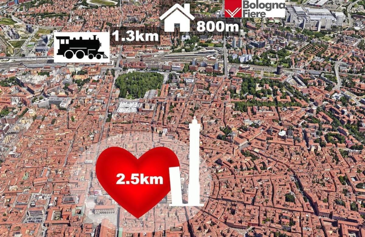 Apartamento 5 Min Da Fiera - Casa Con 2 Da Letto Con Parcheggio Gratuito Bolonia